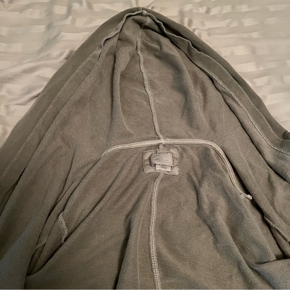 Anthropologie Postmark X-Small Green Open Front Anorak Hooded Jacket - Picture 5 of 15